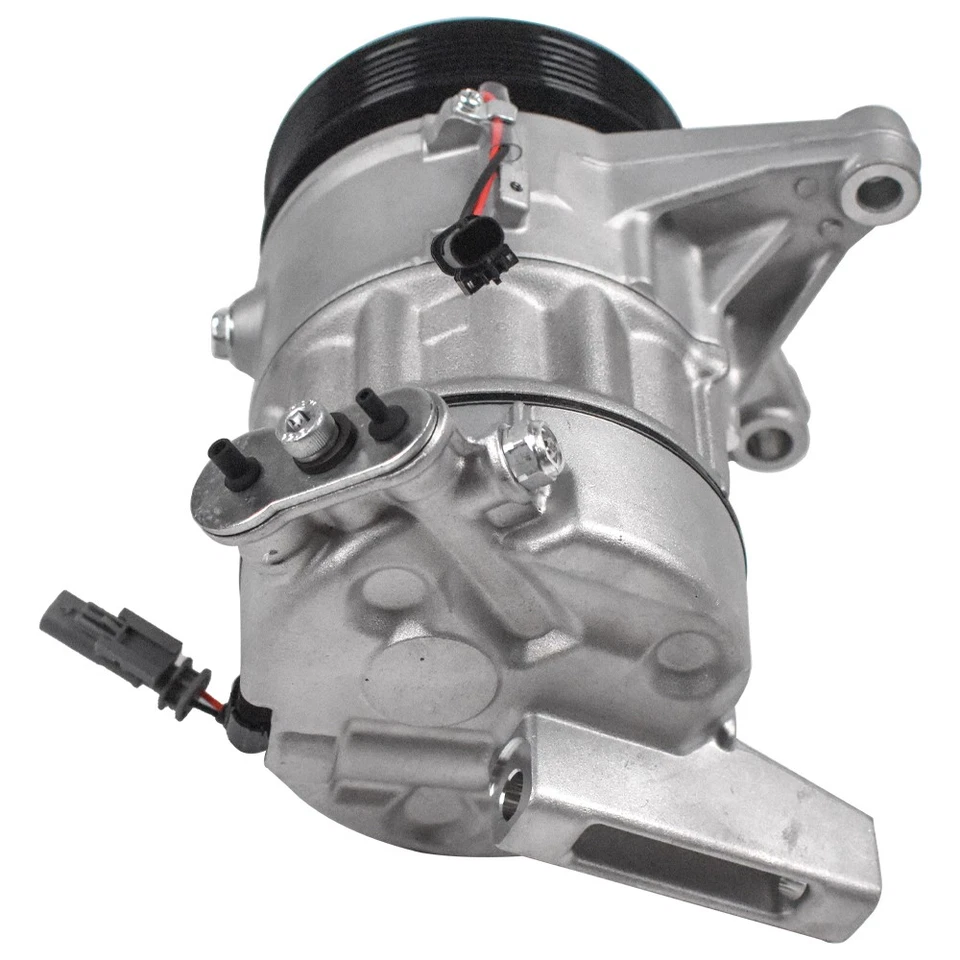 A/C Compressor w/ 6-Groove Pulley for Chevy Traverse 2013-2022 GMC Acadia Buick - Image 4 of 4