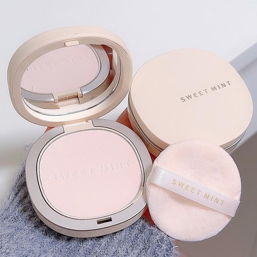 Oil Control Makeup Powder Moisturizing Brightening Nature Powder Press M8W4 - Picture 13 of 22