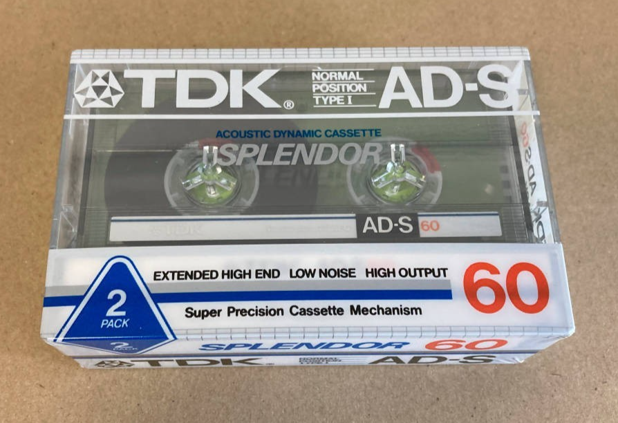 [ New ] TDK AD-S 60 TYPE I NORMAL POSITION Cassette Tape lot of 2 ...