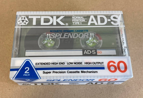 [ New ] TDK AD-S 60 TYPE I NORMAL POSITION Cassette Tape lot of 2 ...
