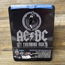 AC/DC Let There be Rock Limited Edition 1980 Box set Blu Ray DVD Open Box