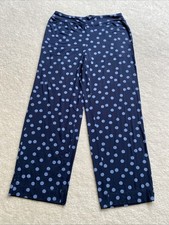 Soma M Cool Nights Pajama Pant Movement Dot Navy