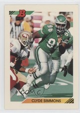 1992 Bowman Clyde Simmons #95 1by