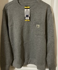 Lee Men's Heavy Duty Workwear Crew Pocket Sweatshirt MEDIUM Long Sleeve NWT