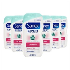 Expert Skin Health Agave Calming Shower Gel 6x450ml Shower Gel for Sensitive 7.04 per litre
