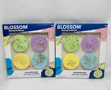 2 Packs BLOSSOM Beauty in Bloom Aromatherapy Shower Steamers 2x4 Pk  8 Total