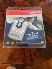 New San Disk ImageMate 5-in-1 USB 2.0 Card Reader/Writer Sandisk NOS