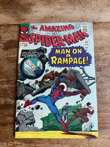 Amazing Spider-Man #32 Marvel Comics 1966 2nd Appearance Curt Connors =