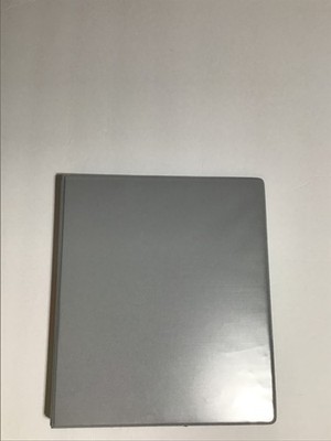 1 PC BAZIC PRODUCTS BINDER GRAY COLOR
