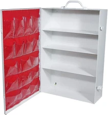 21" x 15" x 5" Empty Four Shelf Cabinet with Door Pouch 1 Qty FAK-10324