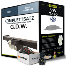 Anhängerkupplung starr für VW Taro +E-Satz Kit NEU
