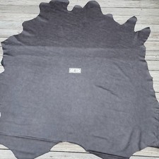 Dark Charcoal Leather Whole Cow Hide High Quality 42.9 sqft Tango Anthracite L27