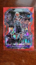 2020-21 Prizm Cracked Ice Red 13 De'Aaron Fox Sacramento Kings Spurs