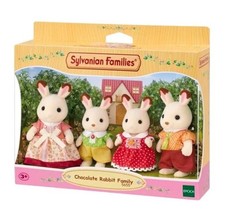 Sylvanian Families 5655 Chocolate Rabbit Family 4 Figures