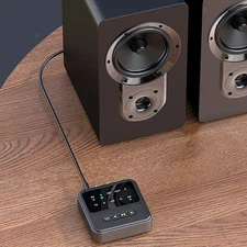 BT 5.4 Transmitter Receiver RCA 3.5mm AUX Low Latency Portable Stable Connection