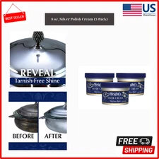 Wright's |014| 8 oz. Silver Polish Cream (3-Pack)