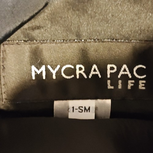 Mycra Pac Life Reversible Jacket Womens S/M Black Red Polka Dot Swing Coat USA - Picture 9 of 13