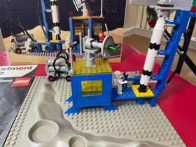 LEGO VINTAGE SPACE 483 - ALPHA-1 ROCKET BASE - COMPLETE WITH BOX INSTR INSERTS