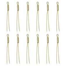 12Pcs Paracord Keychain Braided Rope Keychain Olive Green