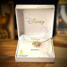 Fine Silver Plated Disney Minnie Mouse Bowtiful Necklace