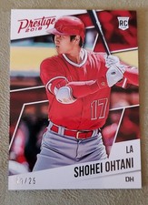 2018 Panini Chronicles - Prestige Shohei Ohtani #3 Red /25 (RC)