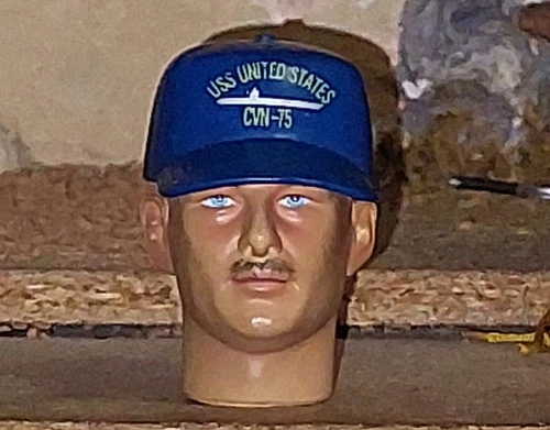 1/6 12" GI Joe Classic Collection blue navy ball cap loose #2