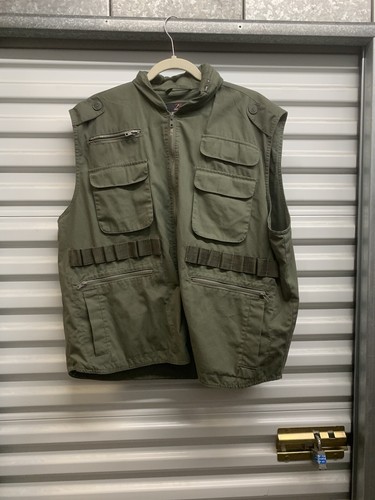 Rothco Ranger Weste Herren Utility Outdoor Militär Jagd Outdoor grün Kapuze XL