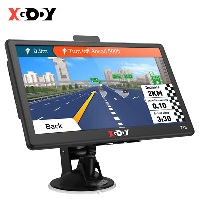 XGODY 7 Zoll GPS Navi Navigationsgerät PKW LKW Navigation 8GB 256MB DE EU Karten