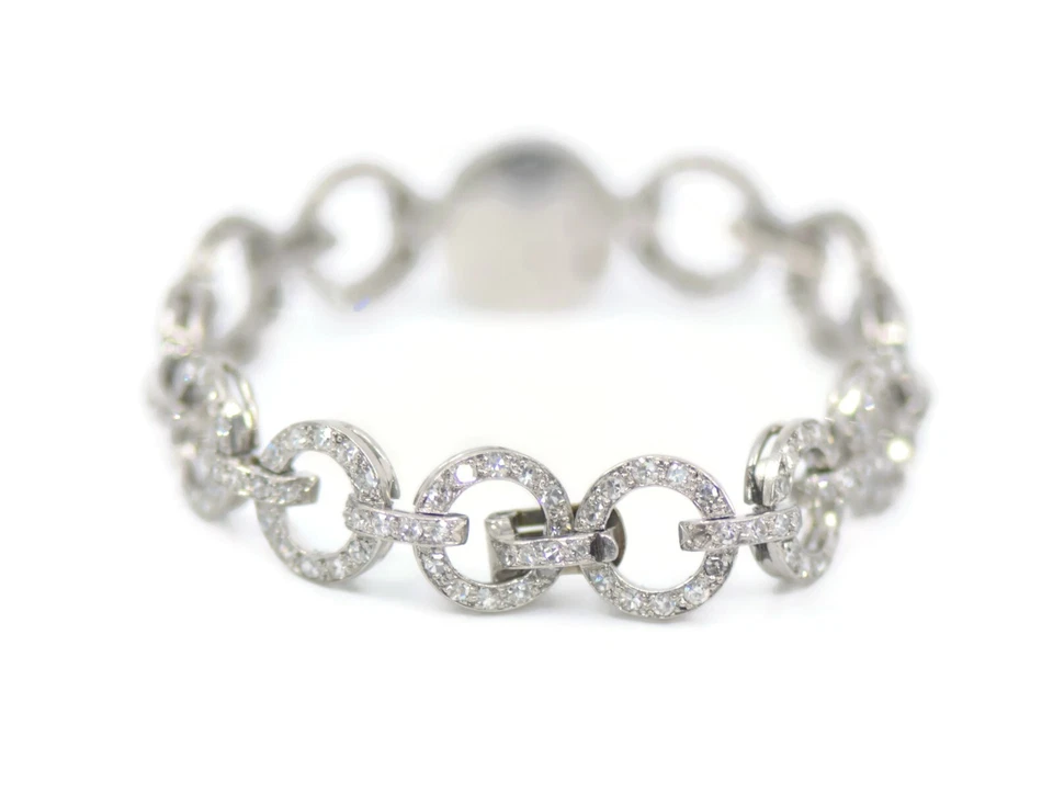 Reloj Cartier Vintage Diamante Platino  Foto 2 de 3