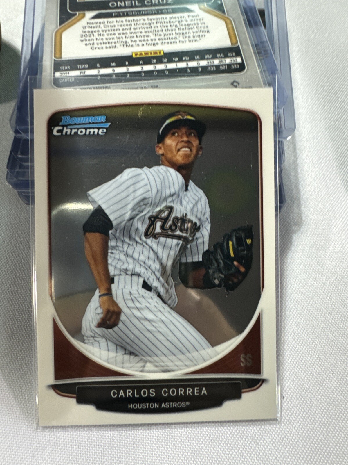 CARLOS CORREA - 2013 Bowman Chrome Prospect #BCP100 - TWINS Astros