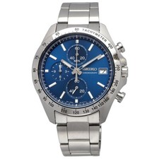 SEIKO SBTR023 Seiko Selection SPIRIT Blue Chronograph Men's Watch 39.8mm 19cm