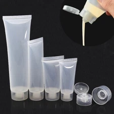 10/15/20/30/50/100ml Empty Portable Cosmetic Tube Squeeze Facial Cream Container