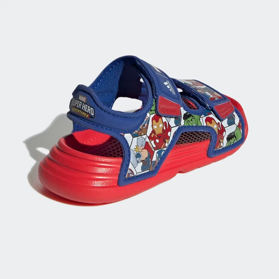 Adidas X Marvel Altaswim Niños Superhéroes Chanclas Vacaciones Sandalia Adilette - Imagen 4 de 4