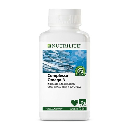 AMWAY Nutrilite Complesso Omega 3 (90 capsule) per il Cuore e contro  Colesterolo | eBay