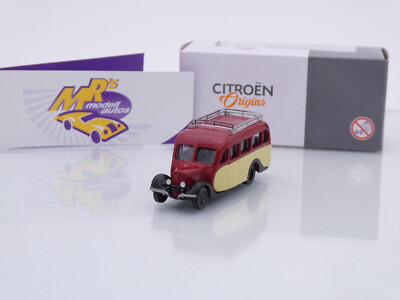 Norev AMC0191099-1 # Citroen U23 Autocar Bus Baujahr 1947 '' rot-creme '' 1:87 NEU