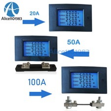 AC 100V 20A/50A/100A Multifunctional Voltage Current Power Monitor Meter Digital