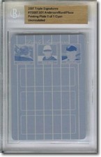 Lars Anderson * Daniel Bard * Jason Place * Rookie Printing Press Plate BGS 1/1