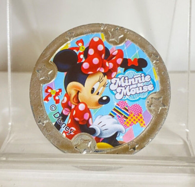 Minnie Mouse Rock paper scissors Stall medal Disney Silver Star From Japan