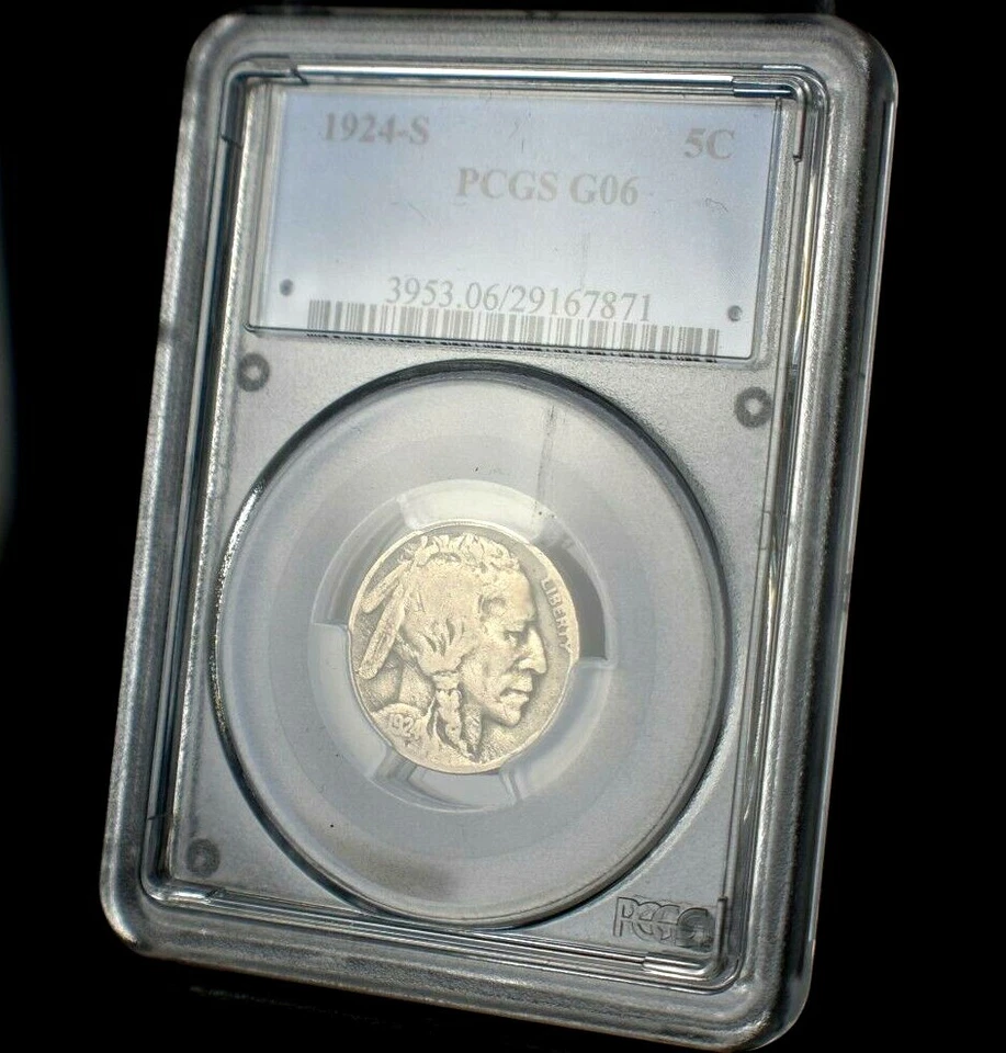 1924-S Buffalo Nickel~Graded G06 by PCGS~Very Nice Scarce Scarce Date~! - Image 2 of 4