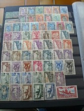 SENEGAL SOUDAN COLLECTION DE 80 TIMBRES NEUFS */ OBLITERES COLONIES FRANCAISES
