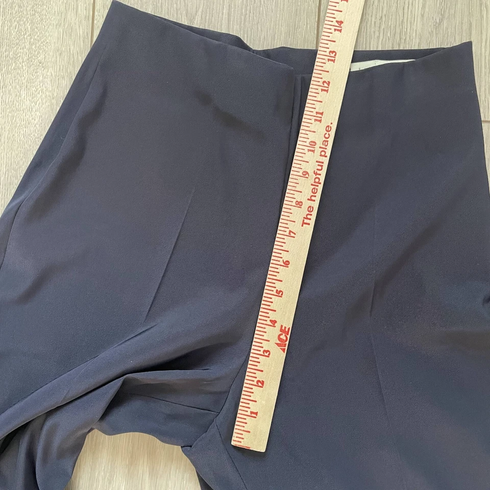 Lauren Vidal Women's Tapered High Rise Capsyl Miracle Dress Pant T1 Blue  - Image 4 of 4