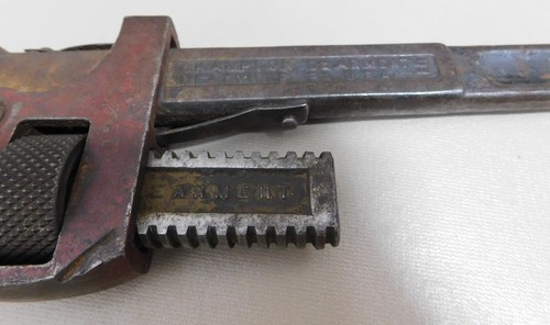 Vintage Champion De Arment 18" Pipe Wrench Tool Good Working Condition - Picture 12 of 19