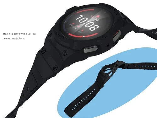 TPU Rugged Sport Band Strap Case Cover For Samsung Galaxy Watch 7 6 5 4 40/44mm - Picture 8 of 18