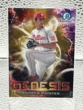 2021 Bowman Chrome FIRST YEAR Genesis GOLD REFRACTOR Andrew Painter RC 27/50