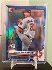 JORDAN BALAZOVIC 2021 Bowman Prospect 1ST EDITION BLUE FOIL BFE-61 SP#/150