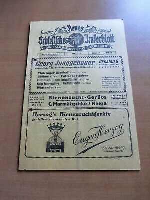 Kaufen Neues Schlesisches Imkerblatt Nr. 7/8 1942 Liegnitz Bienen-Zeitung Honig Brut