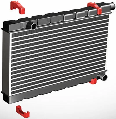 Isoladores de radiador Prothane suporte de montagem base preto 68-87 GM Chevy bloco grande - Imagem 2 de 2