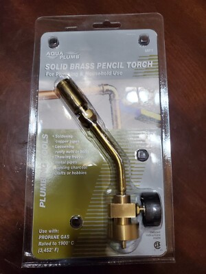 AQUA PLUMB MP1 Solid Brass Torch Head for Welding BRAND NEW