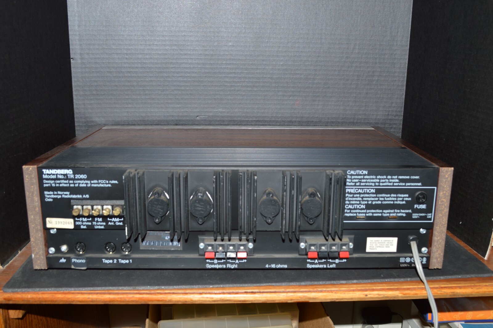Rare Tandberg TR 2060 AM/FM Stereo Receiver No Sound eBay