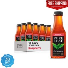Pure Leaf Iced Tea, Raspberry 18.5 Fl Oz Pack of 12 